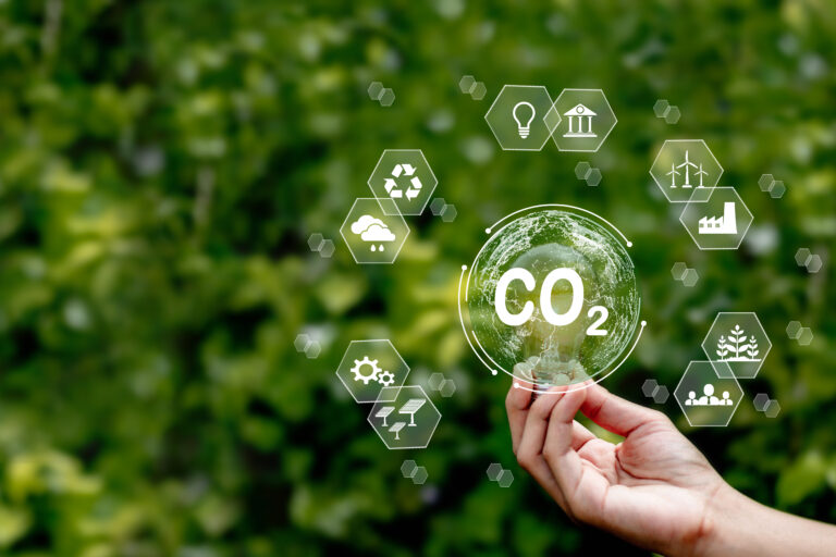 emission reduction concept co2 environment global warming sustainable development